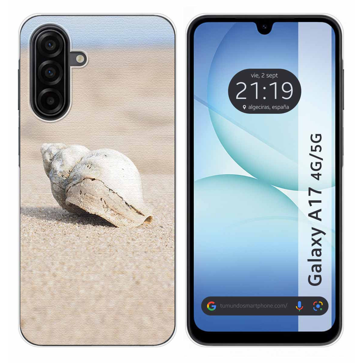 Funda Silicona para Samsung Galaxy A17 4G / 5G diseño Concha Dibujos