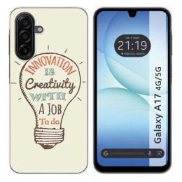 Funda Silicona para Samsung Galaxy A17 4G / 5G diseño Creativity Dibujos