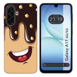 Funda Silicona para Samsung Galaxy A17 4G / 5G diseño Helado Chocolate Dibujos