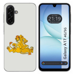 Funda Silicona para Samsung Galaxy A17 4G / 5G diseño Leones Dibujos