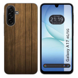 Funda Silicona para Samsung Galaxy A17 4G / 5G diseño Madera Dibujos