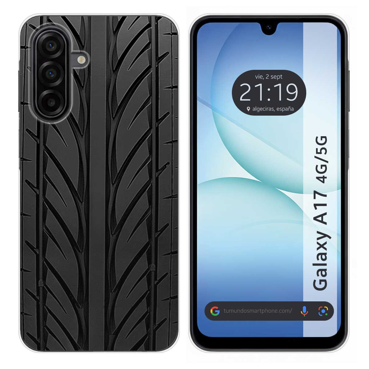 Funda Silicona para Samsung Galaxy A17 4G / 5G diseño Neumatico Dibujos