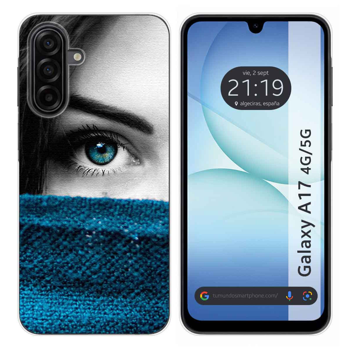 Funda Silicona para Samsung Galaxy A17 4G / 5G diseño Ojo Dibujos