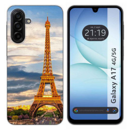 Funda Silicona para Samsung Galaxy A17 4G / 5G diseño Paris Dibujos