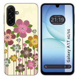 Funda Silicona para Samsung Galaxy A17 4G / 5G diseño Primavera En Flor Dibujos