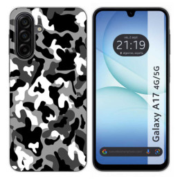 Funda Silicona para Samsung Galaxy A17 4G / 5G diseño Snow Camuflaje Dibujos