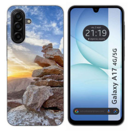 Funda Silicona para Samsung Galaxy A17 4G / 5G diseño Sunset Dibujos