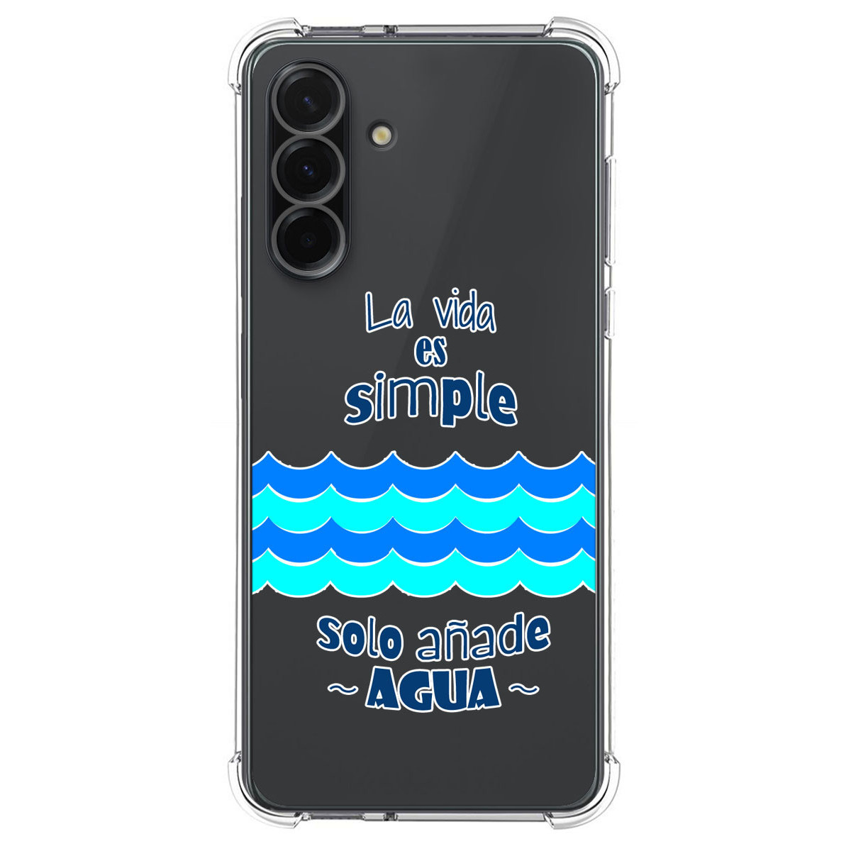 Funda Silicona Antigolpes para Samsung Galaxy A17 4G / 5G diseño Agua Dibujos