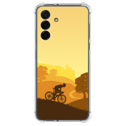 Funda Silicona Antigolpes para Samsung Galaxy A17 4G / 5G diseño Ciclista Dibujos