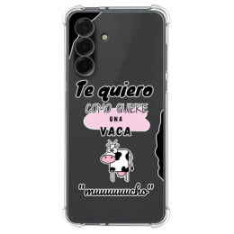 Funda Silicona Antigolpes para Samsung Galaxy A17 4G / 5G diseño Vaca Dibujos