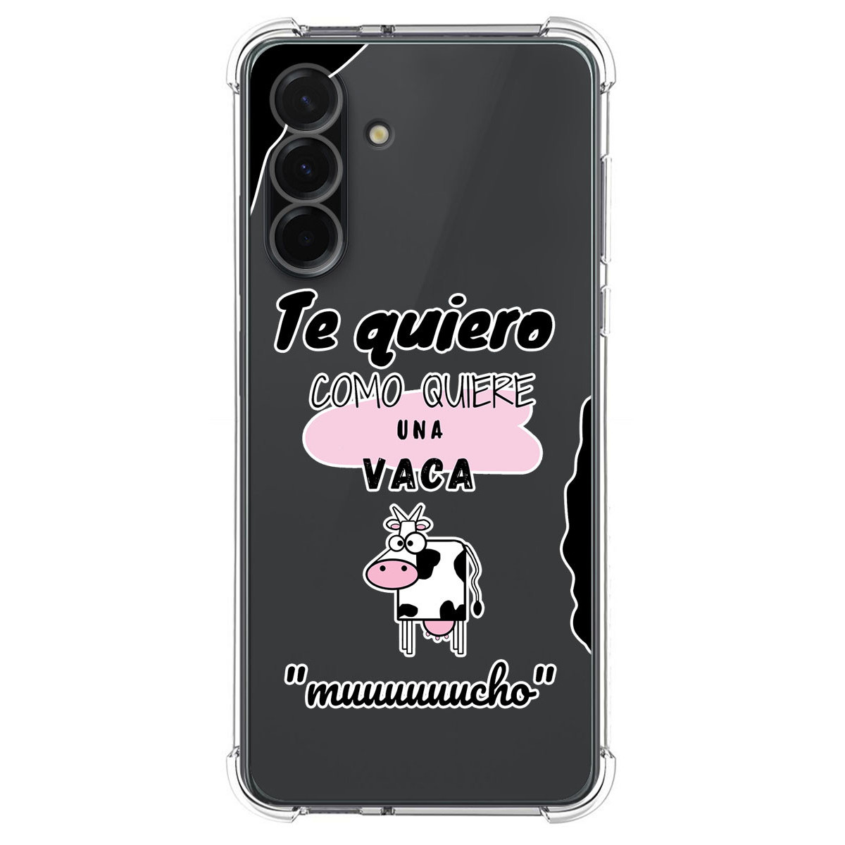 Funda Silicona Antigolpes para Samsung Galaxy A17 4G / 5G diseño Vaca Dibujos