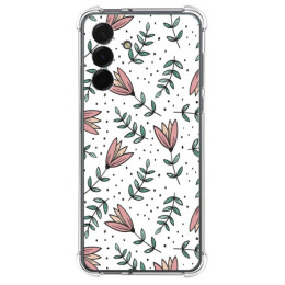 Funda Silicona Antigolpes para Samsung Galaxy A17 4G / 5G diseño Flores 01 Dibujos