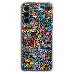 Funda Silicona Antigolpes para Samsung Galaxy A17 4G / 5G diseño Flores 04 Dibujos