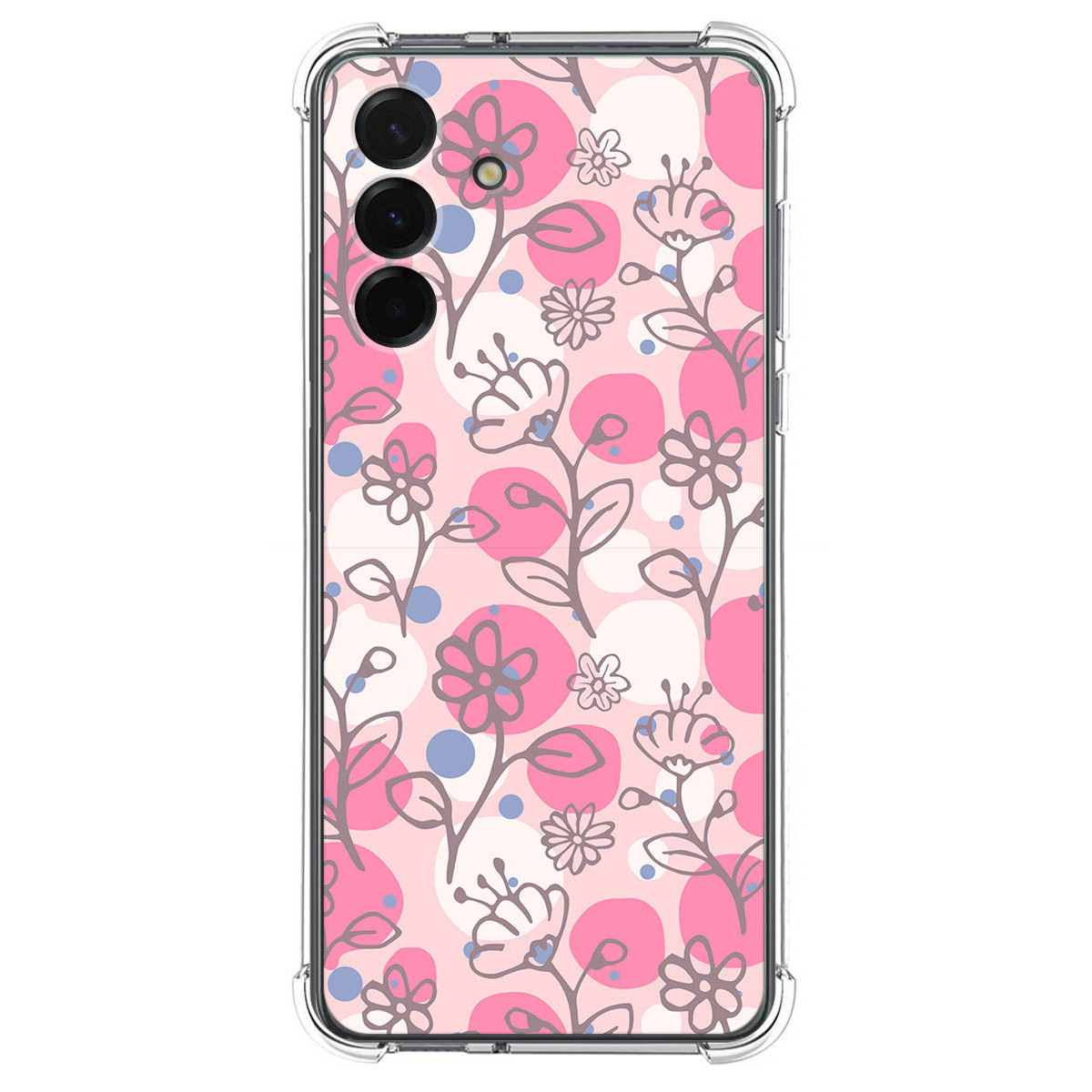 Funda Silicona Antigolpes para Samsung Galaxy A17 4G / 5G diseño Flores 07 Dibujos