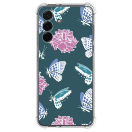 Funda Silicona Antigolpes para Samsung Galaxy A17 4G / 5G diseño Flores 10 Dibujos