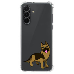 Funda Silicona Antigolpes para Samsung Galaxy A17 4G / 5G diseño Perros 03 Dibujos