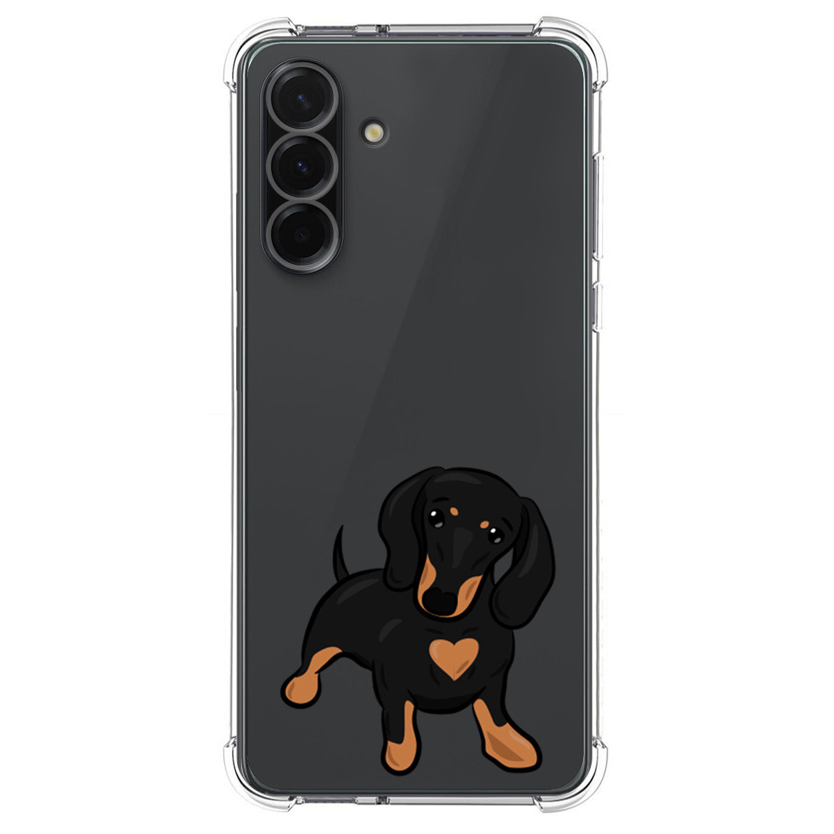 Funda Silicona Antigolpes para Samsung Galaxy A17 4G / 5G diseño Perros 04 Dibujos