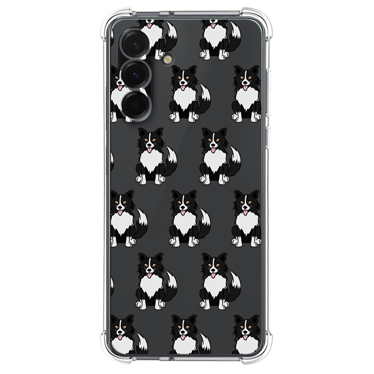 Funda Silicona Antigolpes para Samsung Galaxy A17 4G / 5G diseño Perros 07 Dibujos