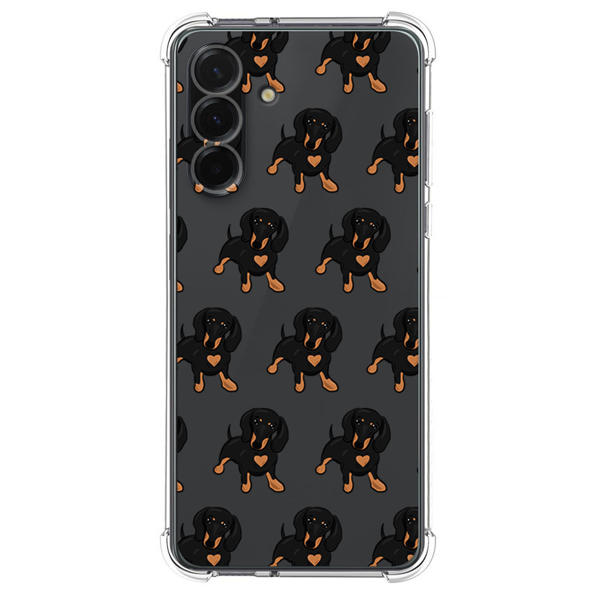 Funda Silicona Antigolpes para Samsung Galaxy A17 4G / 5G diseño Perros 10 Dibujos