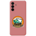 Funda Silicona Líquida Rosa para Samsung Galaxy A17 4G / 5G diseño Adventure Dibujos