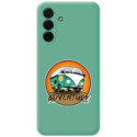Funda Silicona Líquida Verde para Samsung Galaxy A17 4G / 5G diseño Adventure Dibujos