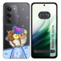 Funda Silicona Transparente para Xiaomi Redmi 15 4G / 5G diseño Cabra Dibujos