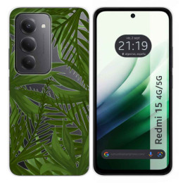 Funda Silicona Transparente para Xiaomi Redmi 15 4G / 5G diseño Jungla Dibujos
