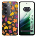 Funda Silicona Transparente para Xiaomi Redmi 15 4G / 5G diseño Otoño Dibujos