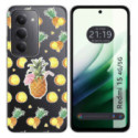 Funda Silicona Transparente para Xiaomi Redmi 15 4G / 5G diseño Piña Dibujos