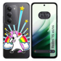 Funda Silicona Transparente para Xiaomi Redmi 15 4G / 5G diseño Unicornio Dibujos