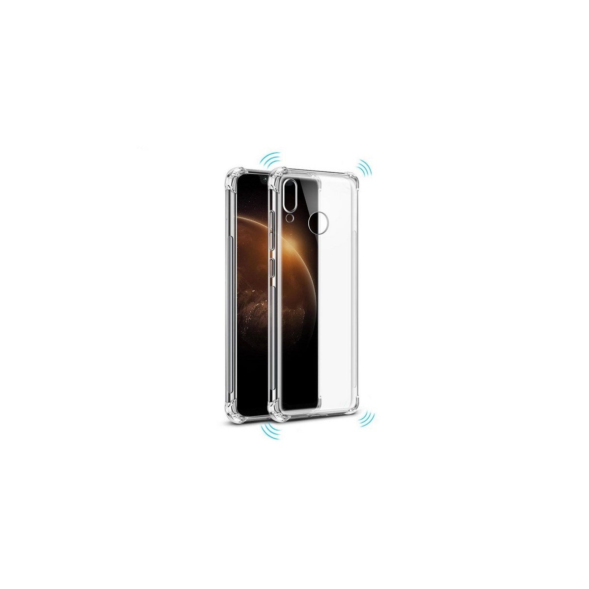 Funda Gel Tpu Anti-Shock Transparente para Huawei Honor Play