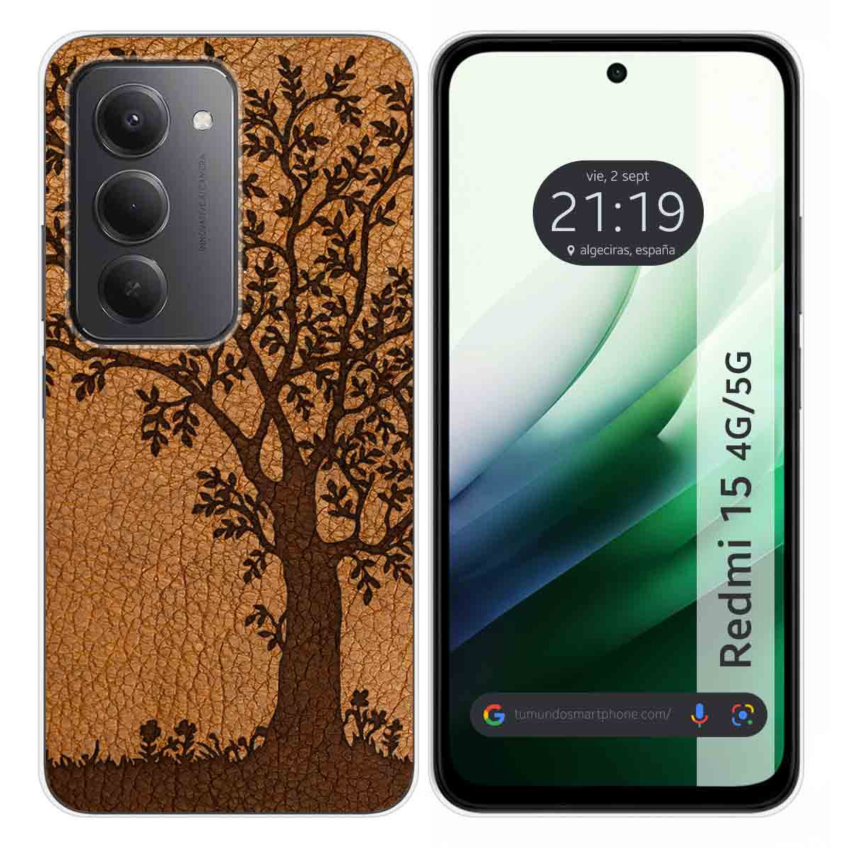 Funda Silicona para Xiaomi Redmi 15 4G / 5G diseño Cuero 03 Dibujos