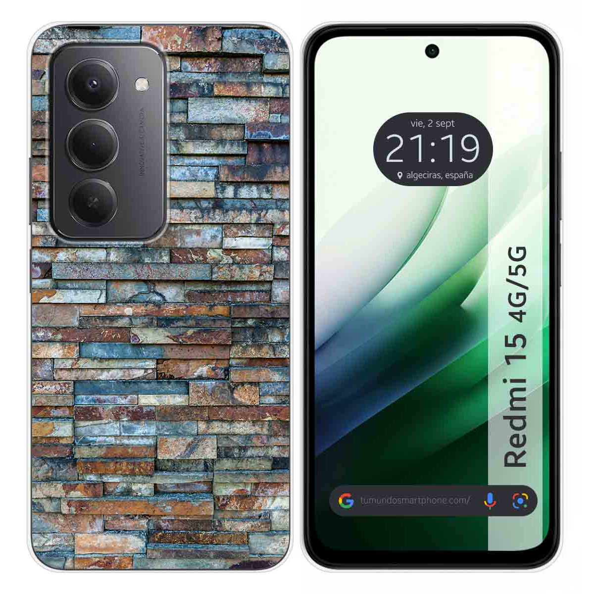 Funda Silicona para Xiaomi Redmi 15 4G / 5G diseño Ladrillo 05 Dibujos