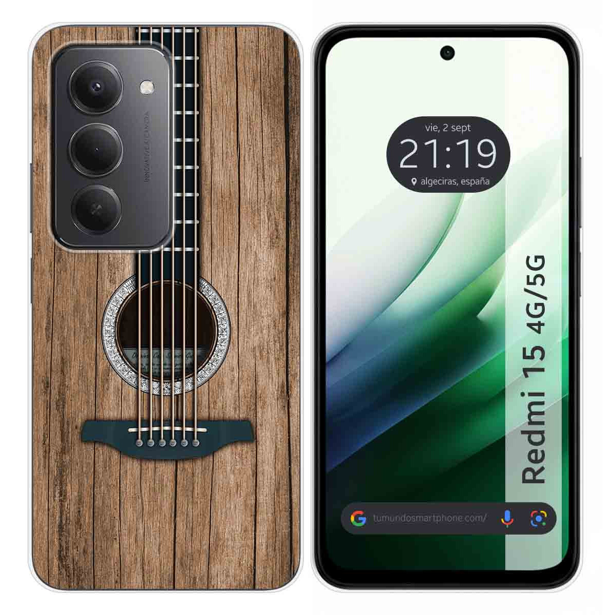 Funda Silicona para Xiaomi Redmi 15 4G / 5G diseño Madera 11 Dibujos