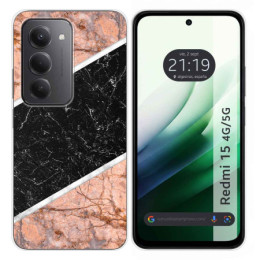 Funda Silicona para Xiaomi Redmi 15 4G / 5G diseño Mármol 07 Dibujos