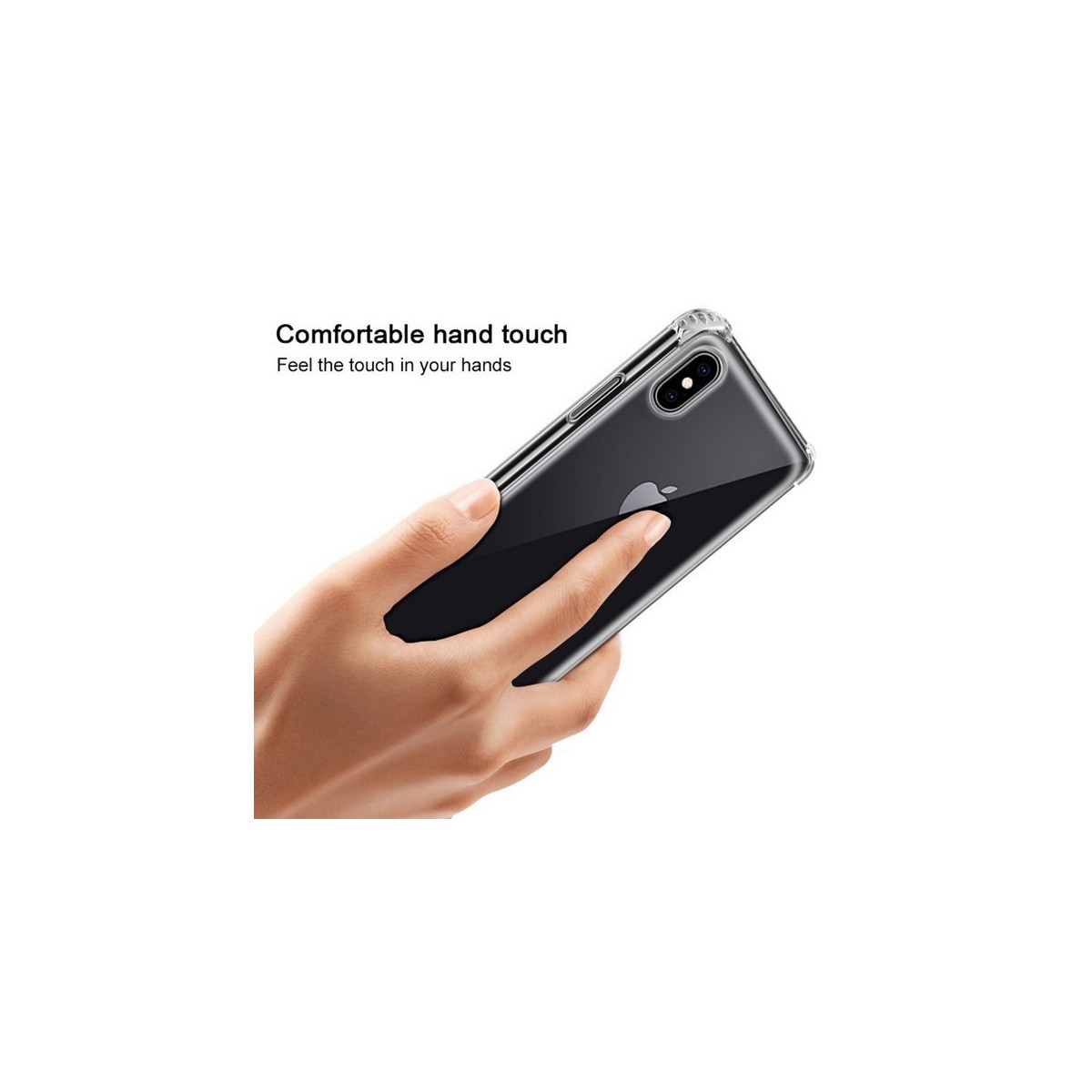 Funda Gel Tpu Anti-Shock Transparente para Iphone XS Max