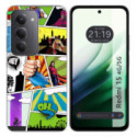 Funda Silicona para Xiaomi Redmi 15 4G / 5G diseño Comic Dibujos