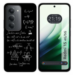 Funda Silicona para Xiaomi Redmi 15 4G / 5G diseño Formulas Dibujos
