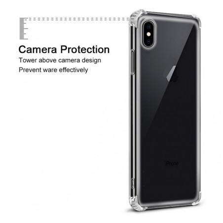 Funda Gel Tpu Anti-Shock Transparente para Iphone XS Max