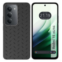 Funda Silicona para Xiaomi Redmi 15 4G / 5G diseño Metal Dibujos