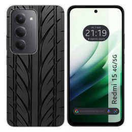 Funda Silicona para Xiaomi Redmi 15 4G / 5G diseño Neumatico Dibujos