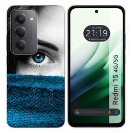 Funda Silicona para Xiaomi Redmi 15 4G / 5G diseño Ojo Dibujos