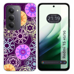 Funda Silicona para Xiaomi Redmi 15 4G / 5G diseño Radial Dibujos