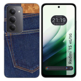 Funda Silicona para Xiaomi Redmi 15 4G / 5G diseño Vaquero Dibujos