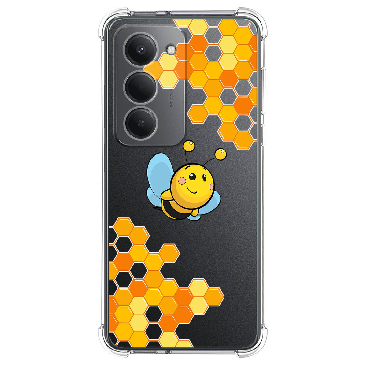 Funda Silicona Antigolpes para Xiaomi Redmi 15 4G / 5G diseño Abeja Dibujos