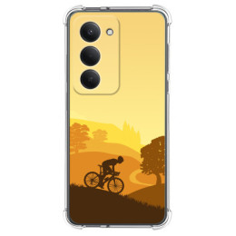 Funda Silicona Antigolpes para Xiaomi Redmi 15 4G / 5G diseño Ciclista Dibujos