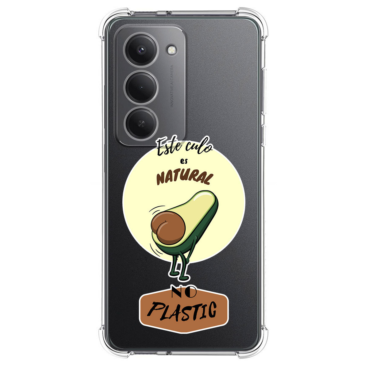 Funda Silicona Antigolpes para Xiaomi Redmi 15 4G / 5G diseño Culo Natural Dibujos