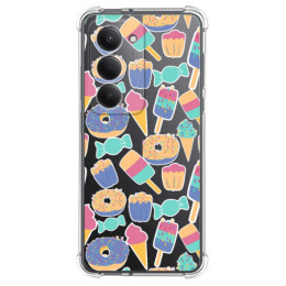 Funda Silicona Antigolpes para Xiaomi Redmi 15 4G / 5G diseño Dulces 02 Dibujos