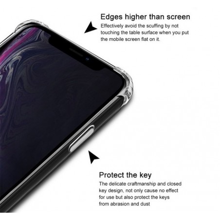 Funda Gel Tpu Anti-Shock Transparente para Iphone Xr