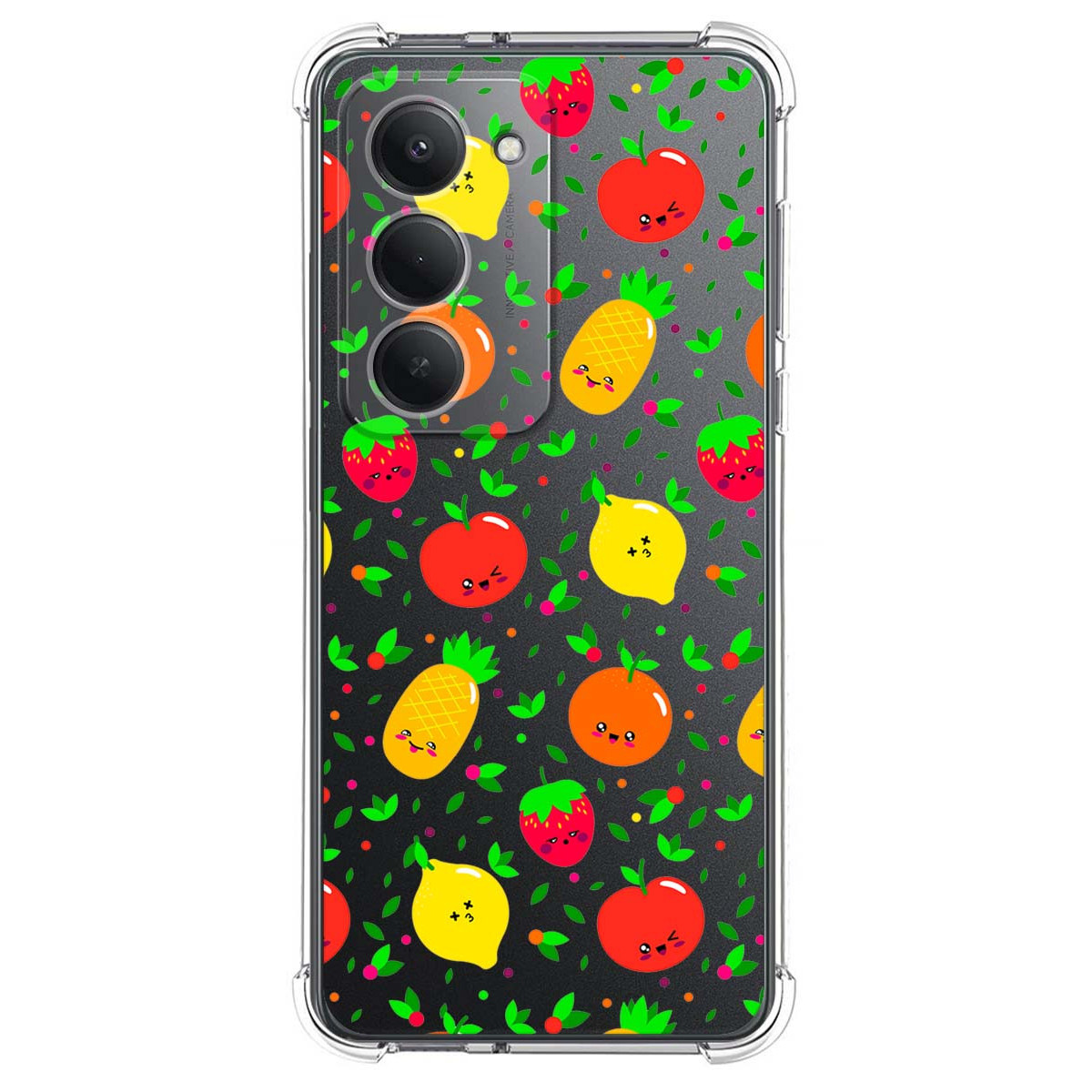 Funda Silicona Antigolpes para Xiaomi Redmi 15 4G / 5G diseño Frutas 01 Dibujos